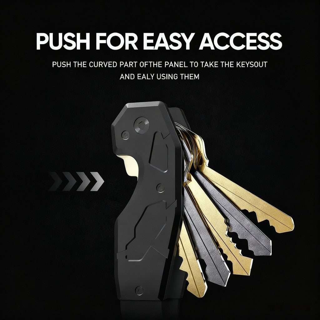 Metal Keychains Aluminum Alloy Portable Personalized Creative Storage