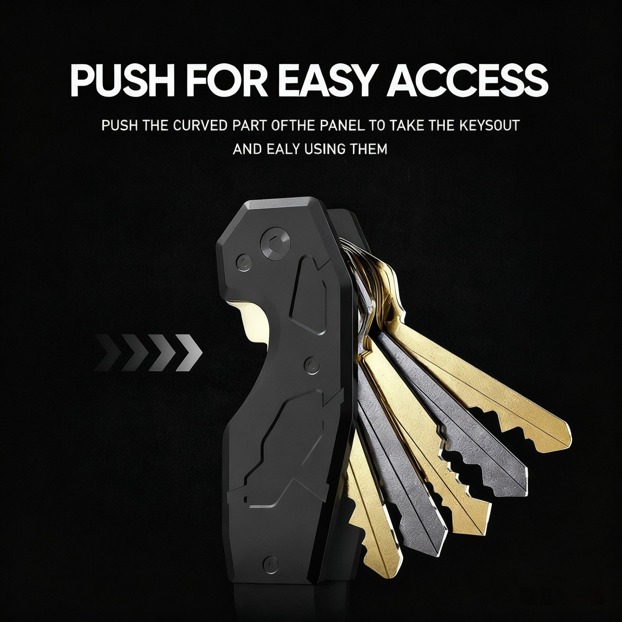 Metal Keychains Aluminum Alloy Portable Personalized Creative Storage